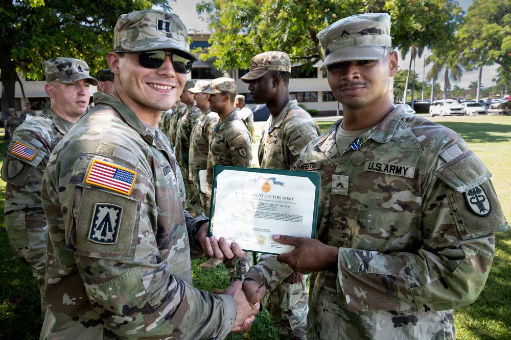 94th Army Air and Missile Defense Soldiers receive awards for the 2026 Best Squad Competition