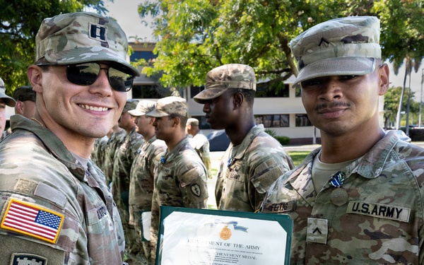94th Army Air and Missile Defense Soldiers receive awards for the 2026 Best Squad Competition