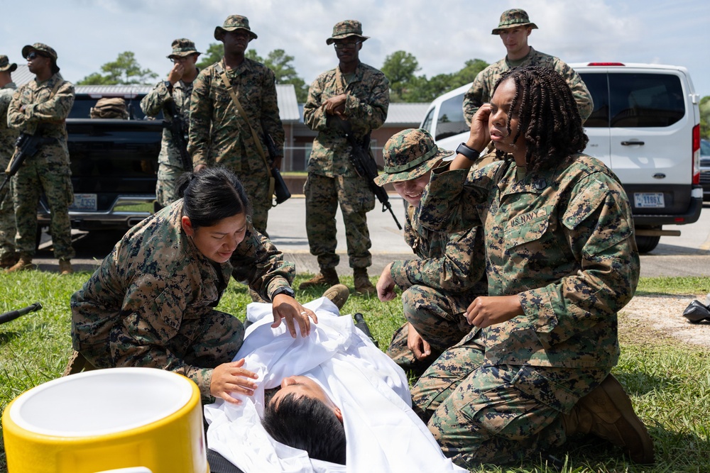26th MEU’s Command Post Exercise 2 | Heat Casualty Drill