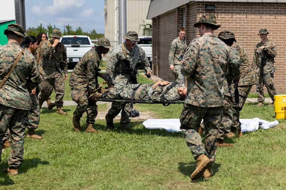 26th MEU’s Command Post Exercise 2 | Heat Casualty Drill