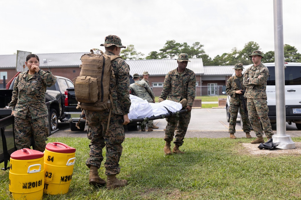 26th MEU’s Command Post Exercise 2 | Heat Casualty Drill