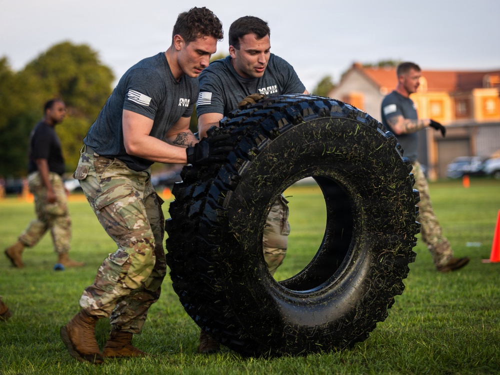 XVIII Airborne Corps' Birthday Team P.T. Competition