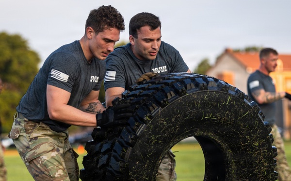 XVIII Airborne Corps' Birthday Team P.T. Competition