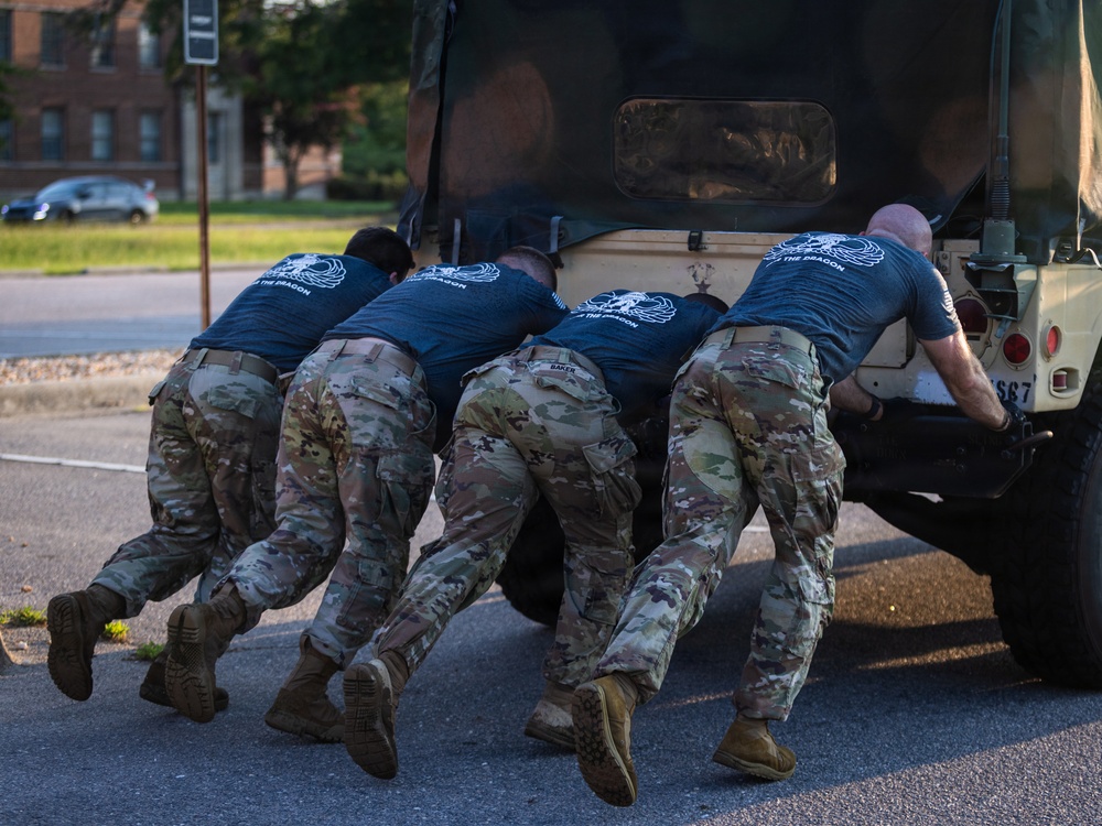 XVIII Airborne Corps' Birthday Team P.T. Competition