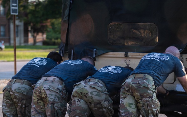 XVIII Airborne Corps' Birthday Team P.T. Competition