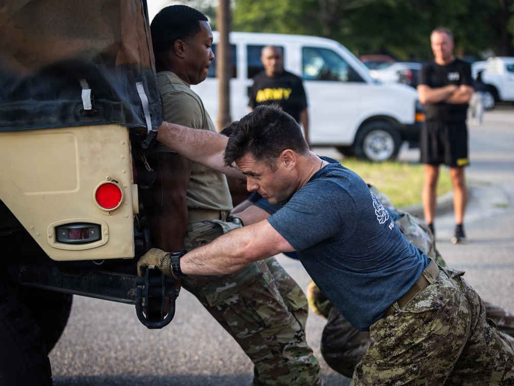 XVIII Airborne Corps' Birthday Team P.T. Competition