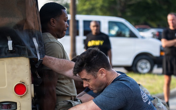 XVIII Airborne Corps' Birthday Team P.T. Competition