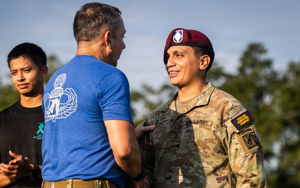 XVIII Airborne Corps' Birthday Team P.T. Competition