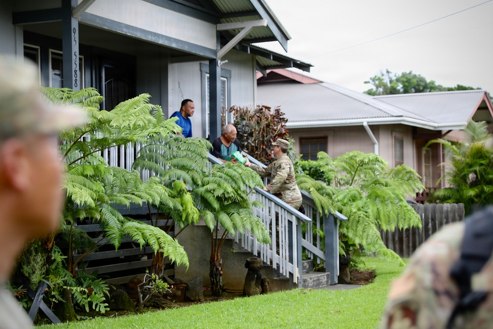 Hawaii National Guard Assists with Hurricane Lala Storm Response