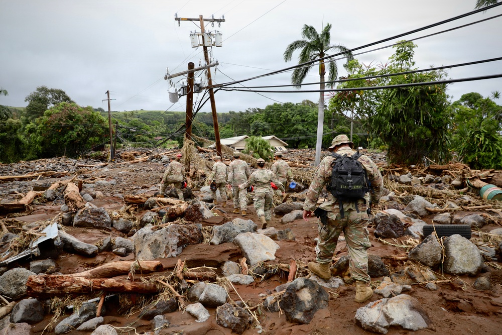 Hawaii National Guard Assists with Hurricane Lala Storm Response