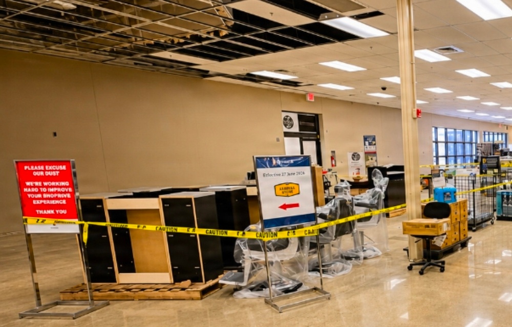 Fort McCoy Exchange renovation continues while store remains open for customers