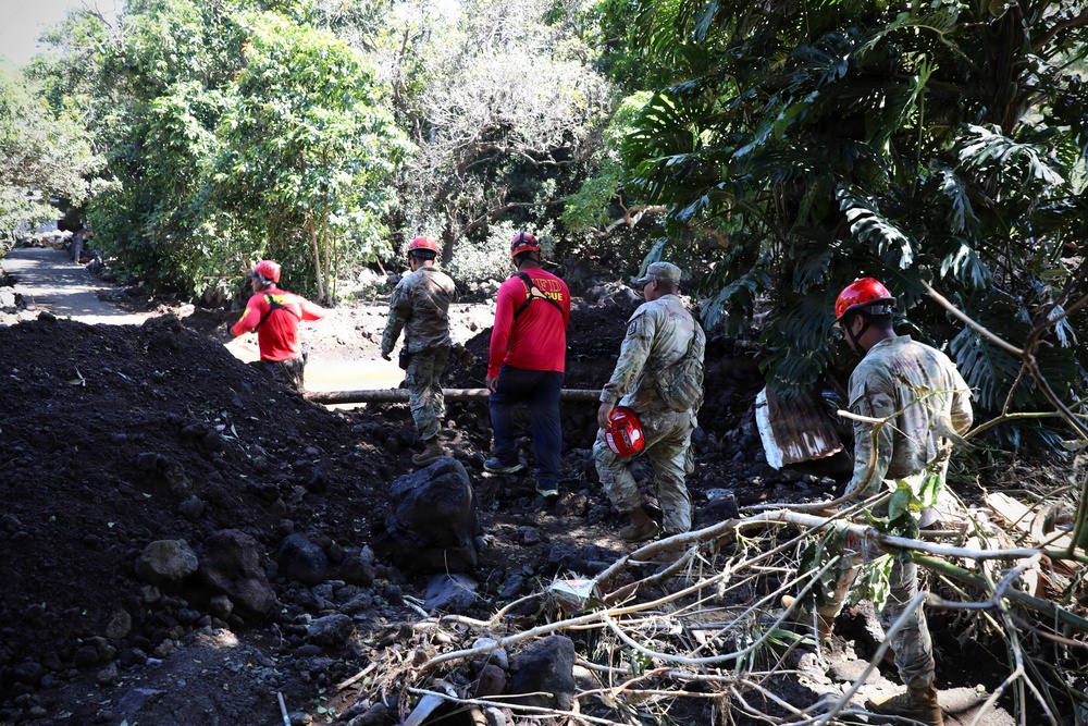 Hawaii National Guard Assists with Hurricane Lala Storm Response