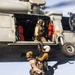 11th MEU Marines, Sailors Conduct Hoist Training Aboard USS Portland