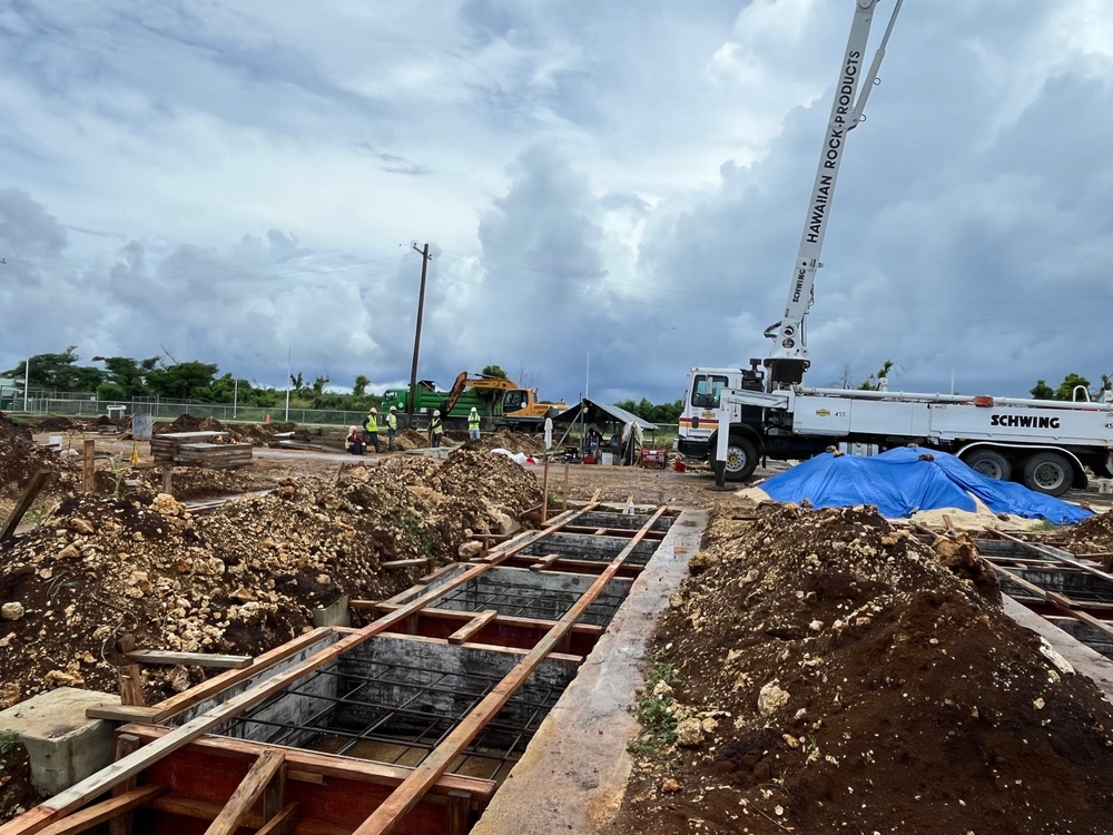 Concrete Pours Mark Major Milestone in Koblerville Elementary School Rebuild