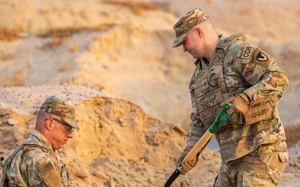 Soldiers reinforce bunkers to increase force protection