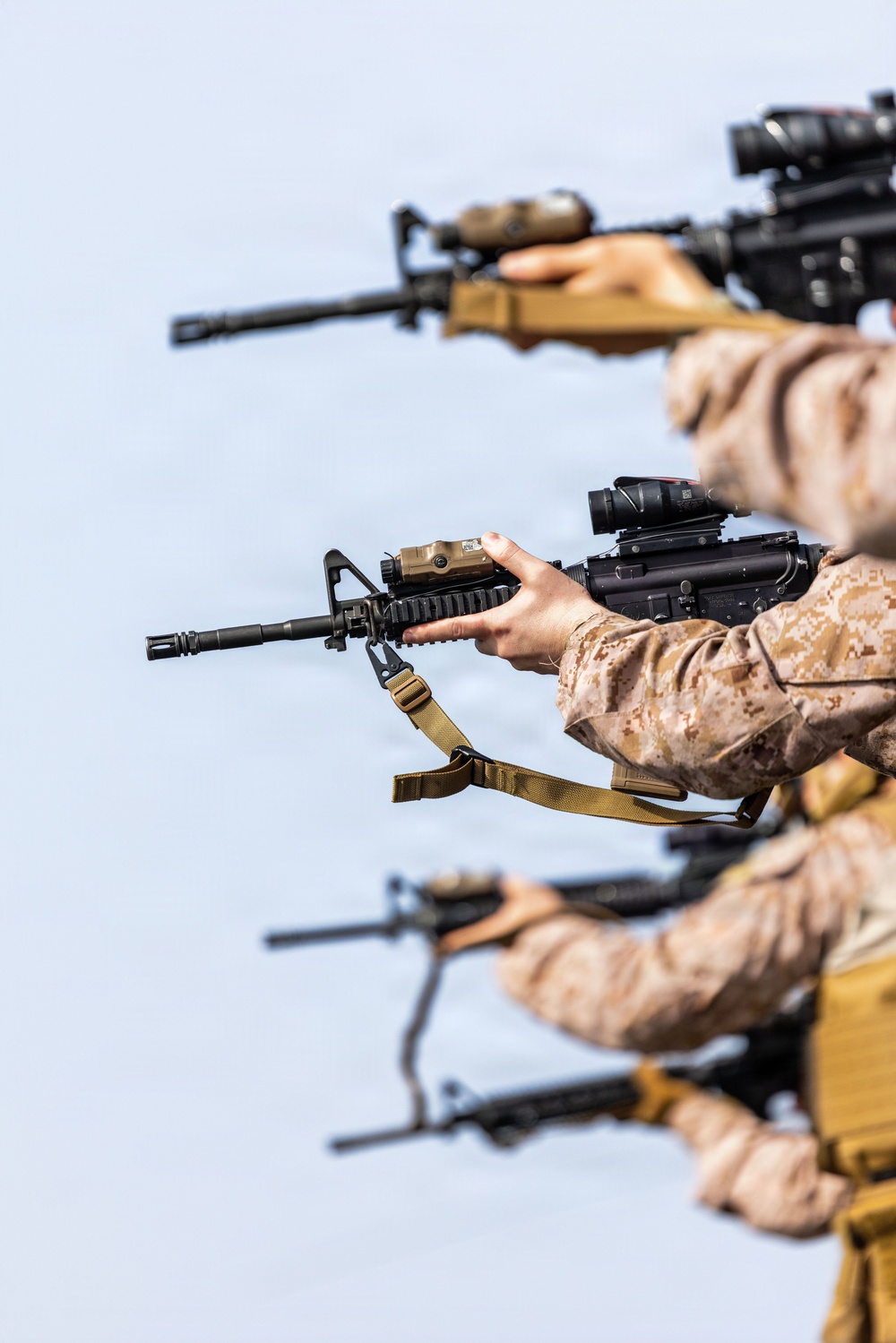 11th MEU Marines, Sailors Conduct Combat Marksmanship Training Aboard USS Boxer