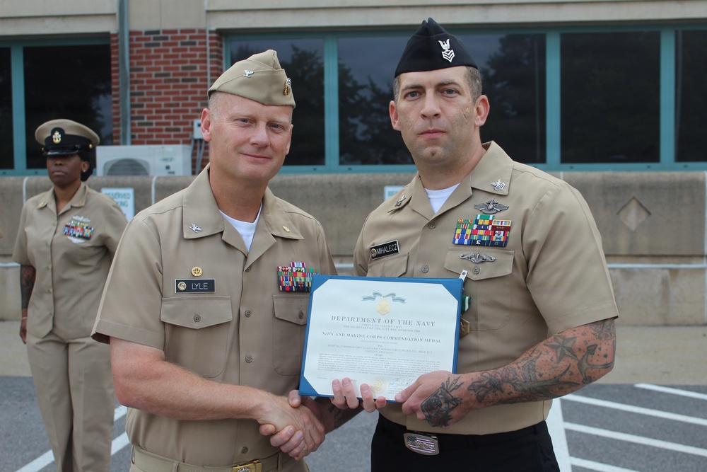 Navy Medicine Readiness and Training Command New England Conducts August Awards Ceremony