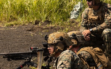 U.S. Marines with 12th LCT execute combined arms training at Camp Fuji