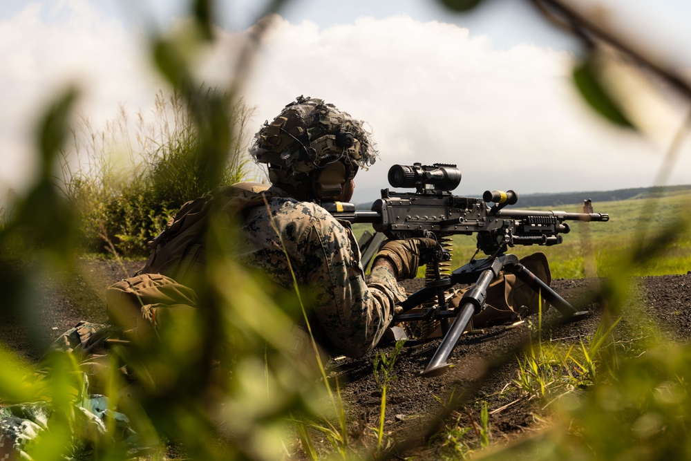 U.S. Marines with 12th LCT execute combined arms training at Camp Fuji