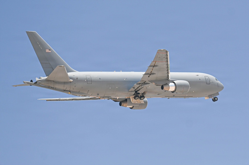 KC-46 Pegasus aircraft takes off in CENTCOM