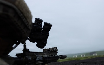 U.S. Marines with 12th LCT execute IMTP during the night at Camp Fuji