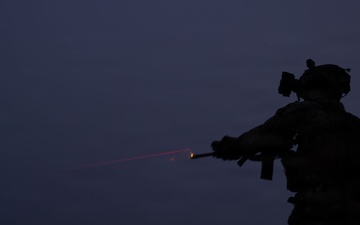 U.S. Marines with 12th LCT execute IMTP during the night at Camp Fuji