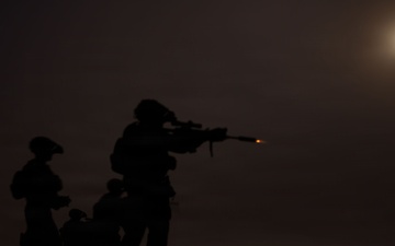 U.S. Marines with 12th LCT execute IMTP during the night at Camp Fuji