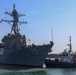 USS Oscar Austin Condutcs Berth Shift