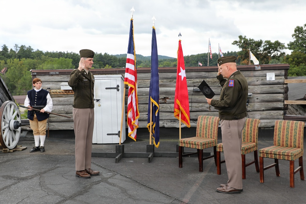 NY Army Guard officer promoted at French and Indian War Battlefield