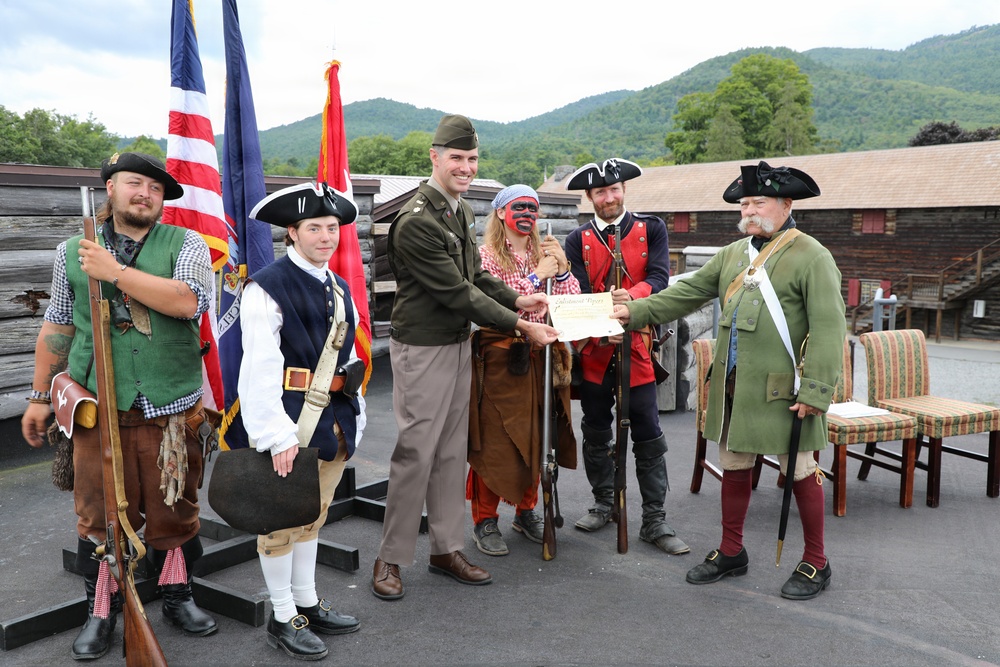 NY Army Guard officer promoted at French and Indian War Battlefield