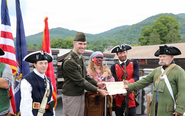 NY Army Guard officer promoted at French and Indian War Battlefield