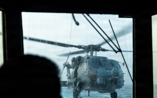 USS Rafael Peralta Flight Operations
