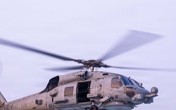 USS Rafael Peralta Flight Operations