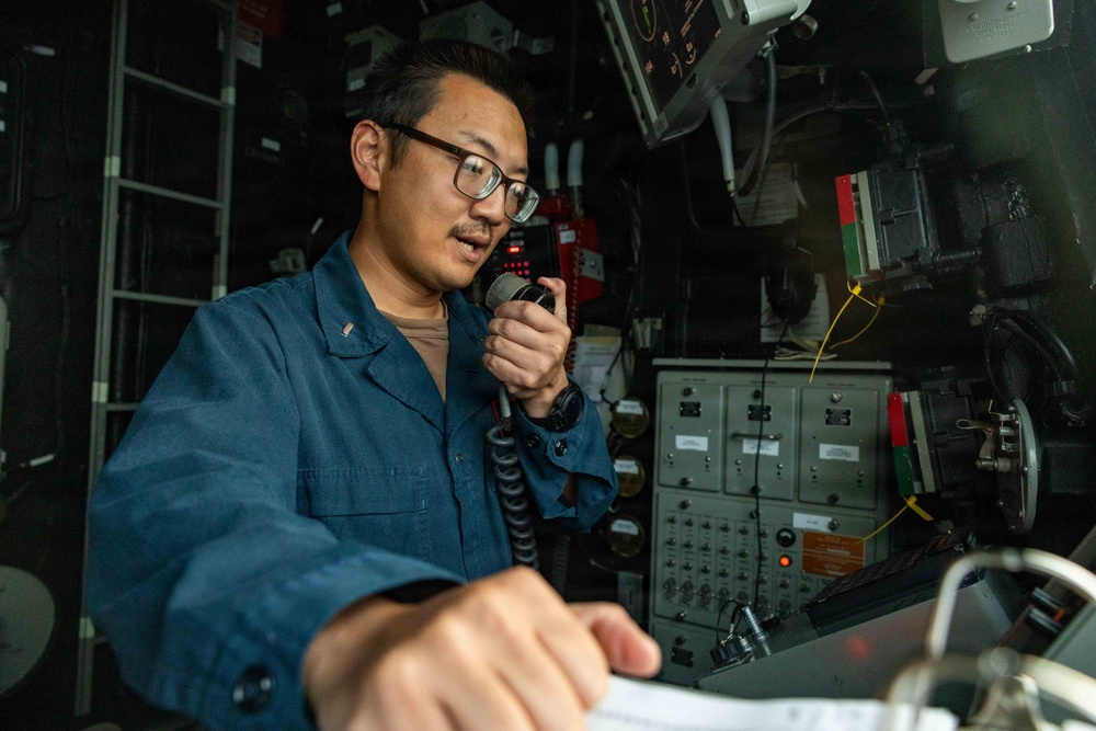 USS Rafael Peralta Flight Operations