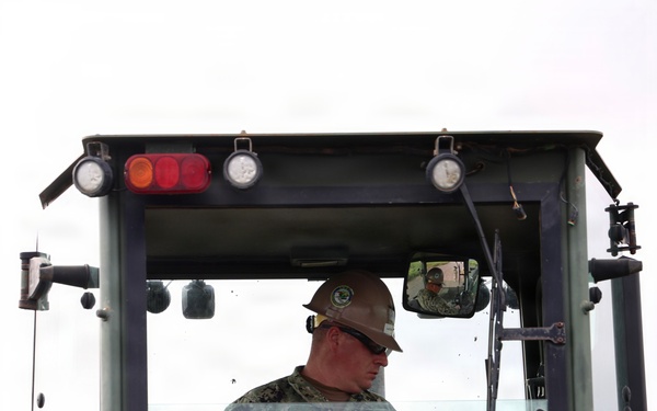 NCB 27 Seabees Prepare Airfield Damage Repair Site During NV26