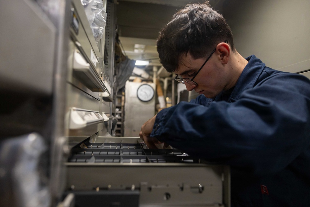 USS Rafael Peralta Parts Inventory
