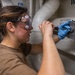 USS Rafael Peralta Valve Maintenance