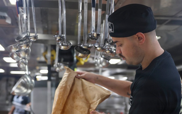 Lunch is Prepped on USS Bataan (LHD 5)