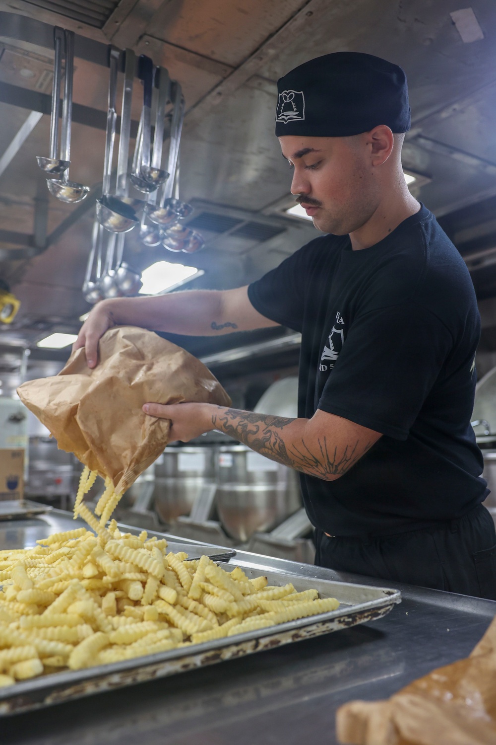 Lunch is Prepped on USS Bataan (LHD 5)