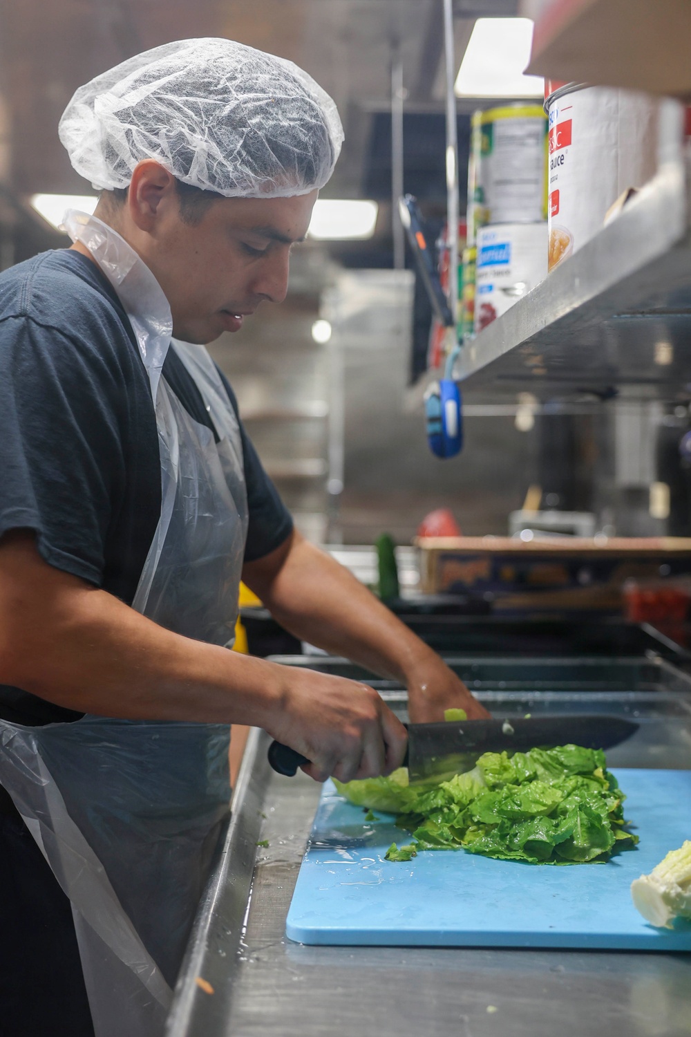 Lunch is Prepped on USS Bataan (LHD 5)