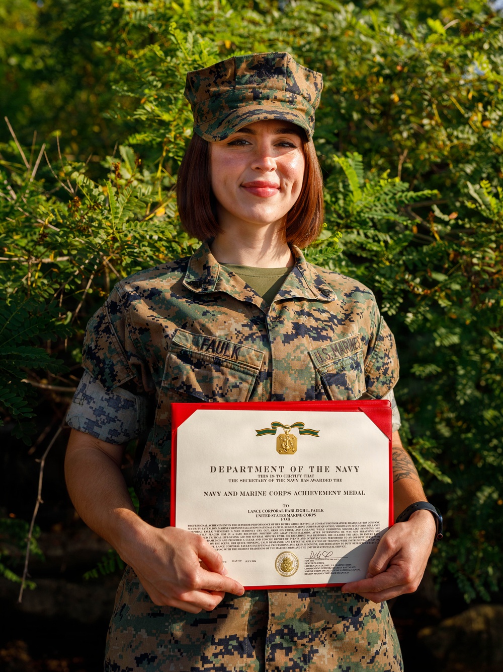 A hero in disguise: Quantico Marine saves life on Halloween night