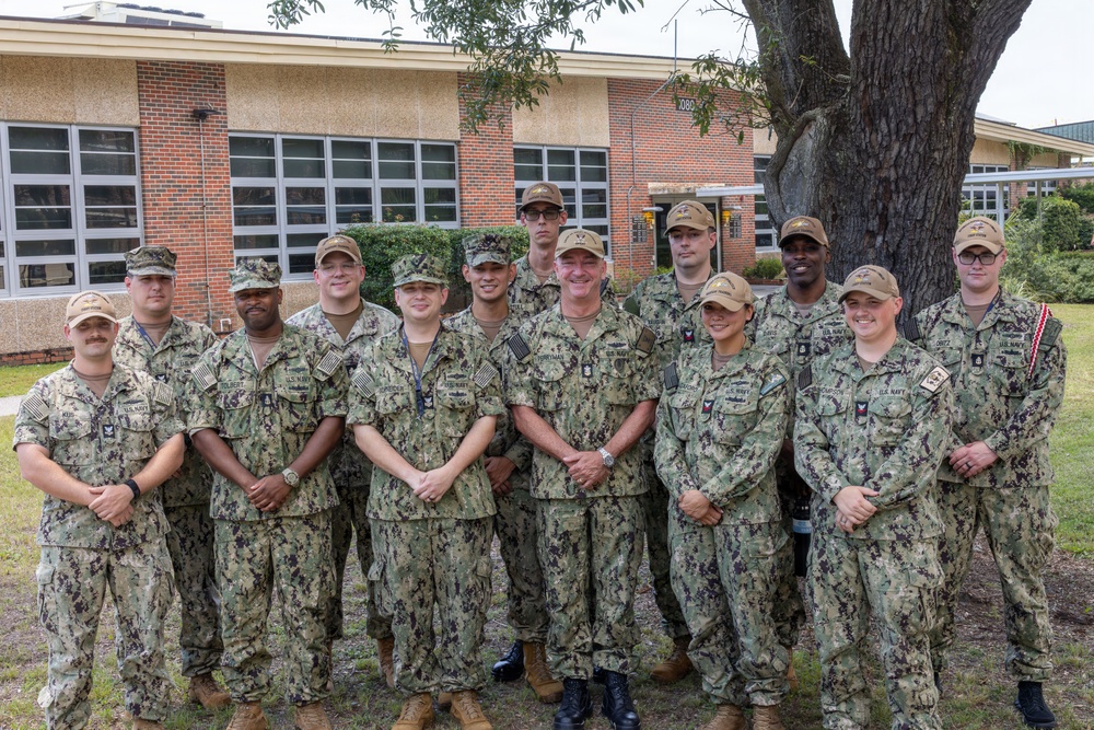MCPON meets with Sailors, leaders at Corry Station
