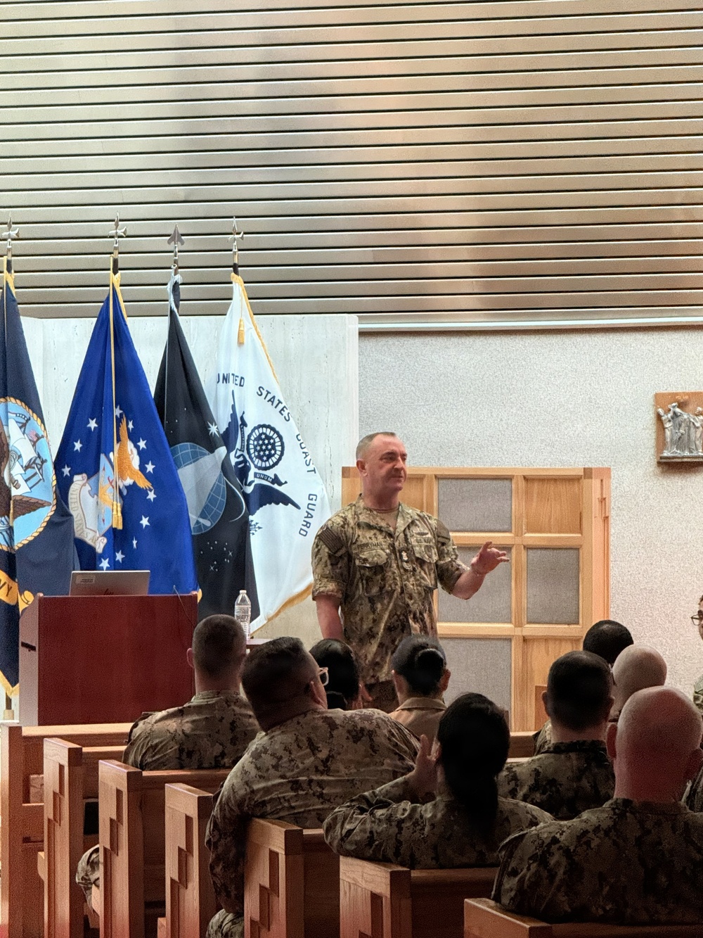MCPON meets with Sailors, leaders at Corry Station