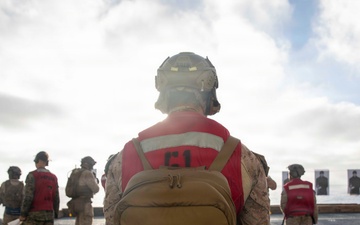 13th MEU Small-Arms Live Fire Aboard Makin Island