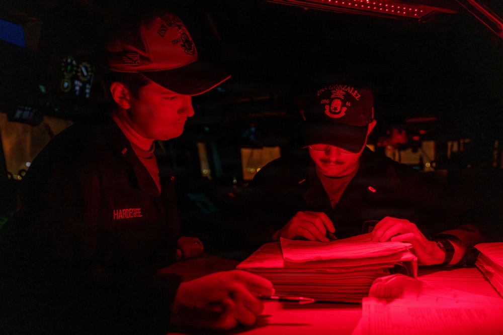Routine Operations aboard USS Gonzalez