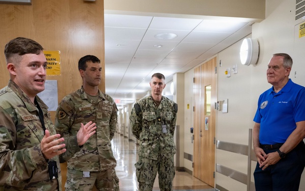 Assistant Secretary of the Air Force for Manpower and Reserve Affairs Richard Anderson visits AFMES
