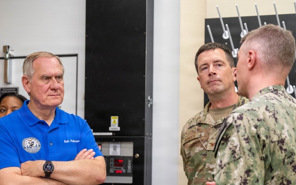 Assistant Secretary of the Air Force for Manpower and Reserve Affairs Richard Anderson visits AFMES