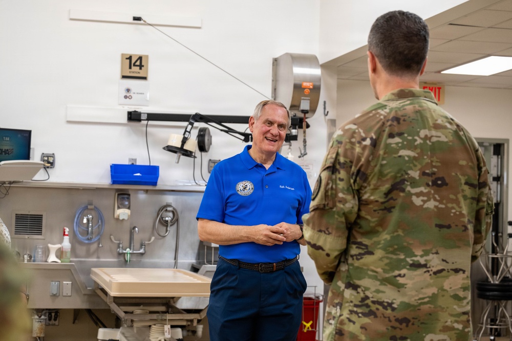 Assistant Secretary of the Air Force for Manpower and Reserve Affairs Richard Anderson visits AFMES