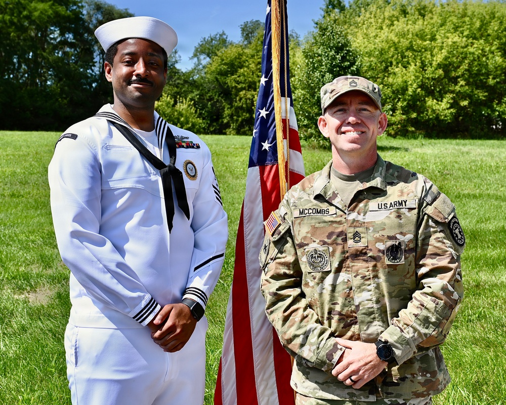 ETV1 Brandon Williamson Reenlistment Ceremony