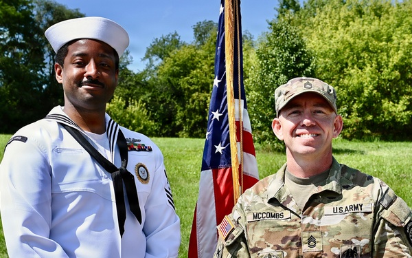 ETV1 Brandon Williamson Reenlistment Ceremony